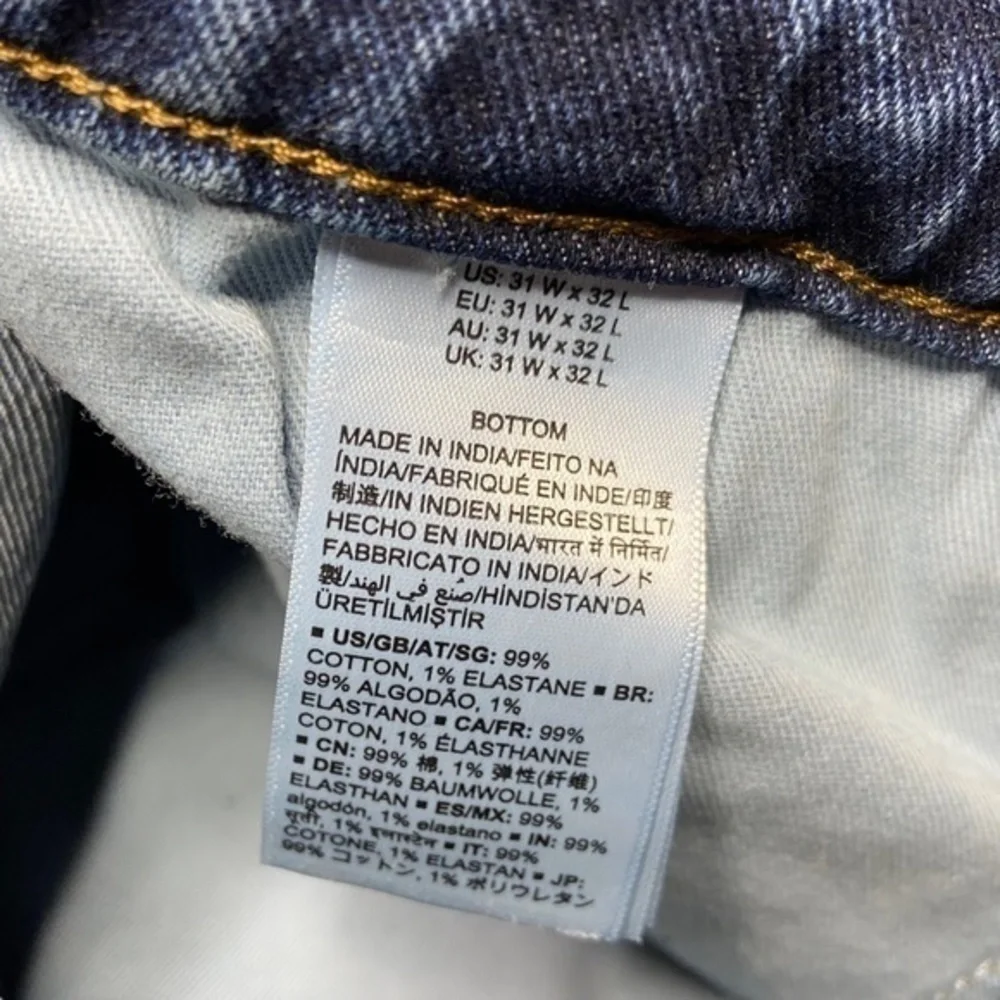 Amazon Essentials Mens Jeans Slim Fit Denim Blue‎ Jeans 31W x 32L